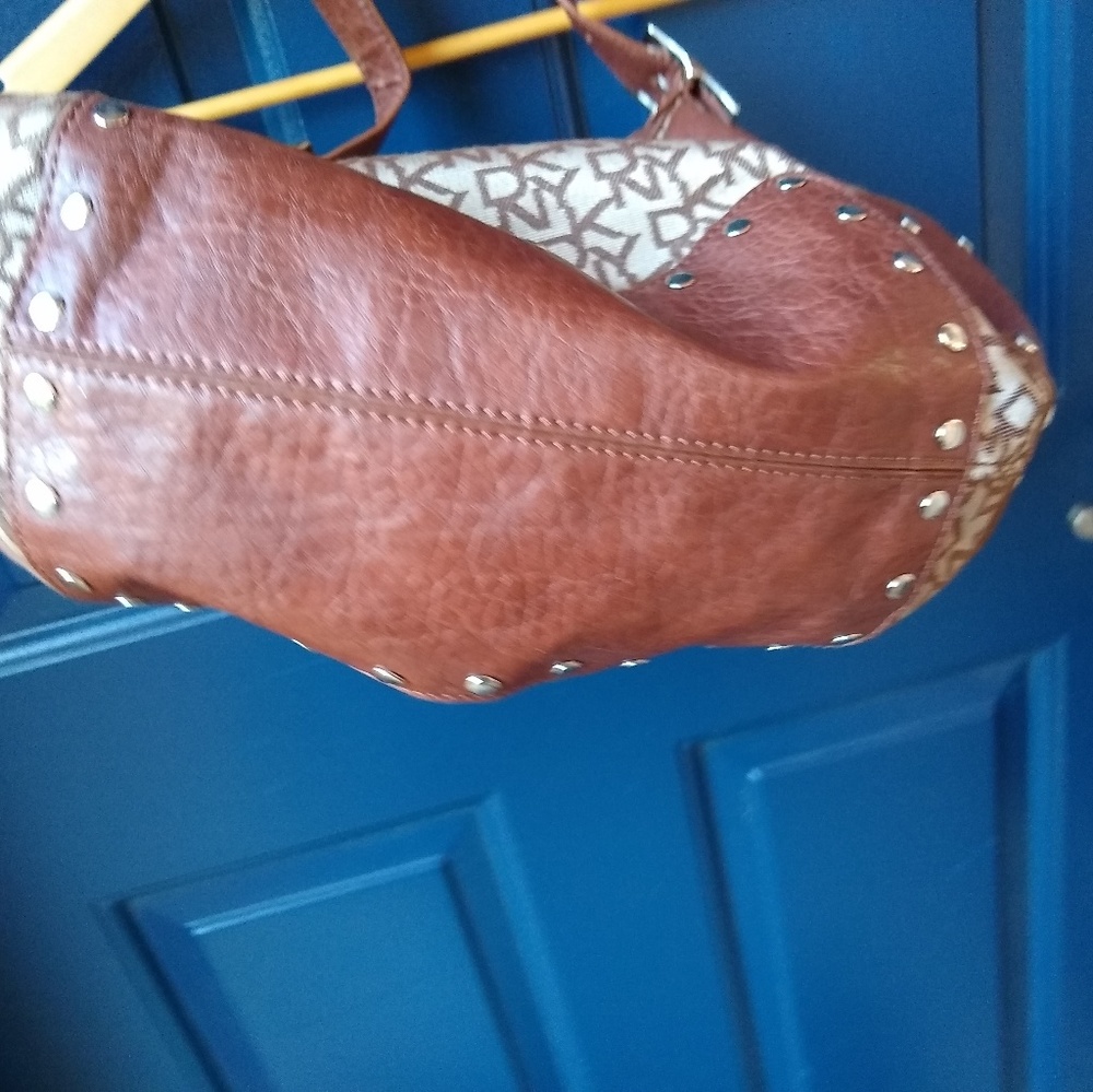 DKNY | studded monogram western shoulder bag - Picture 6 of 6